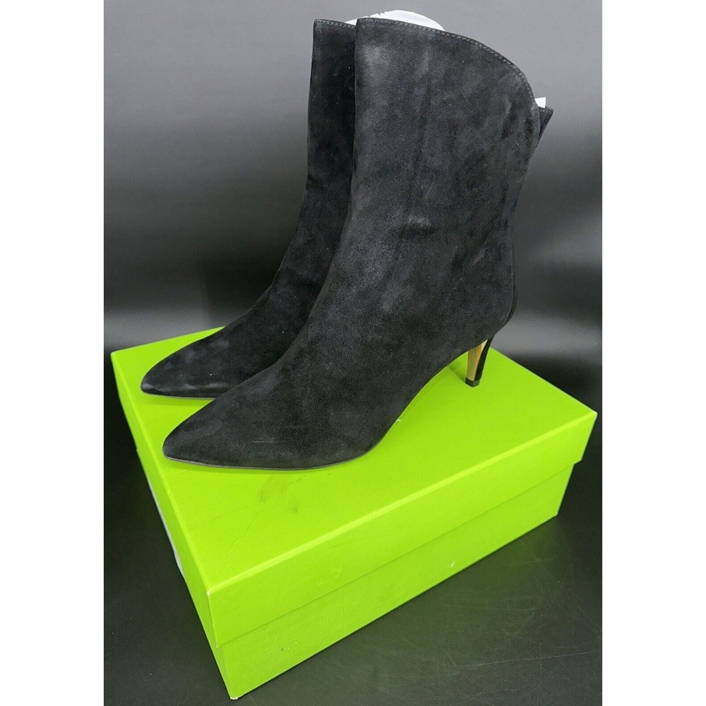 Sam Edelman Womens US 10.5 Usha Black Suede Ankle Bootie Black 17311L2003